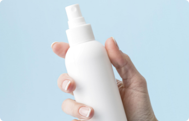 소독용 알코올로 1차 표면 소독